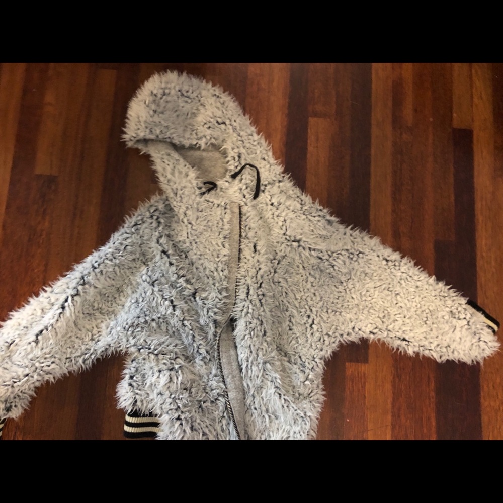 Free People oversized cozy fuzzy jacket